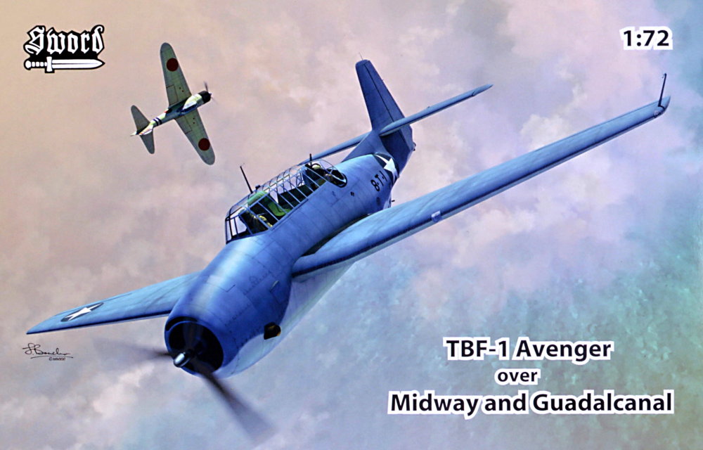 1/72 TBF-1 Avenger over Midway and Guadalcanal