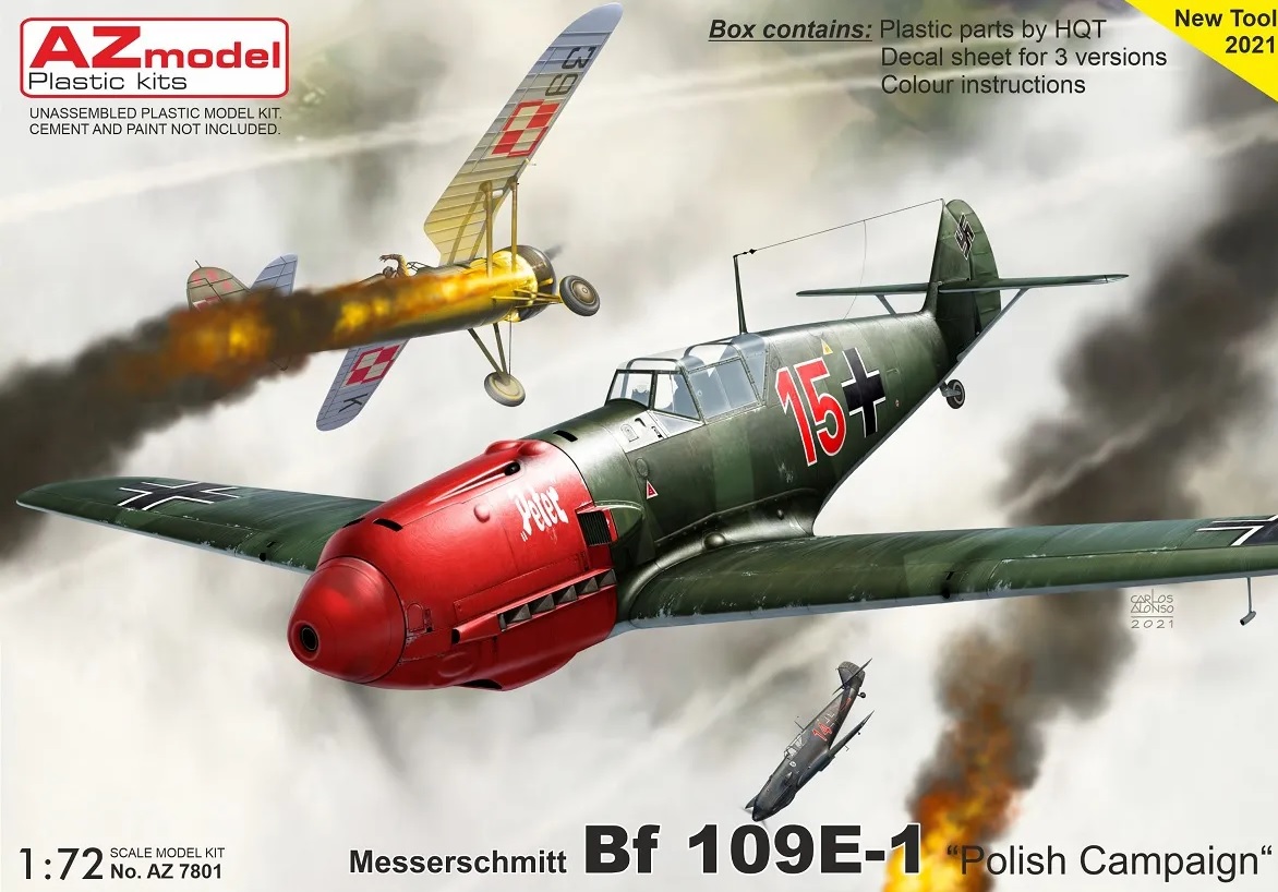 1/72 Bf 109E-1 'Polish Campaign' (3x camo)