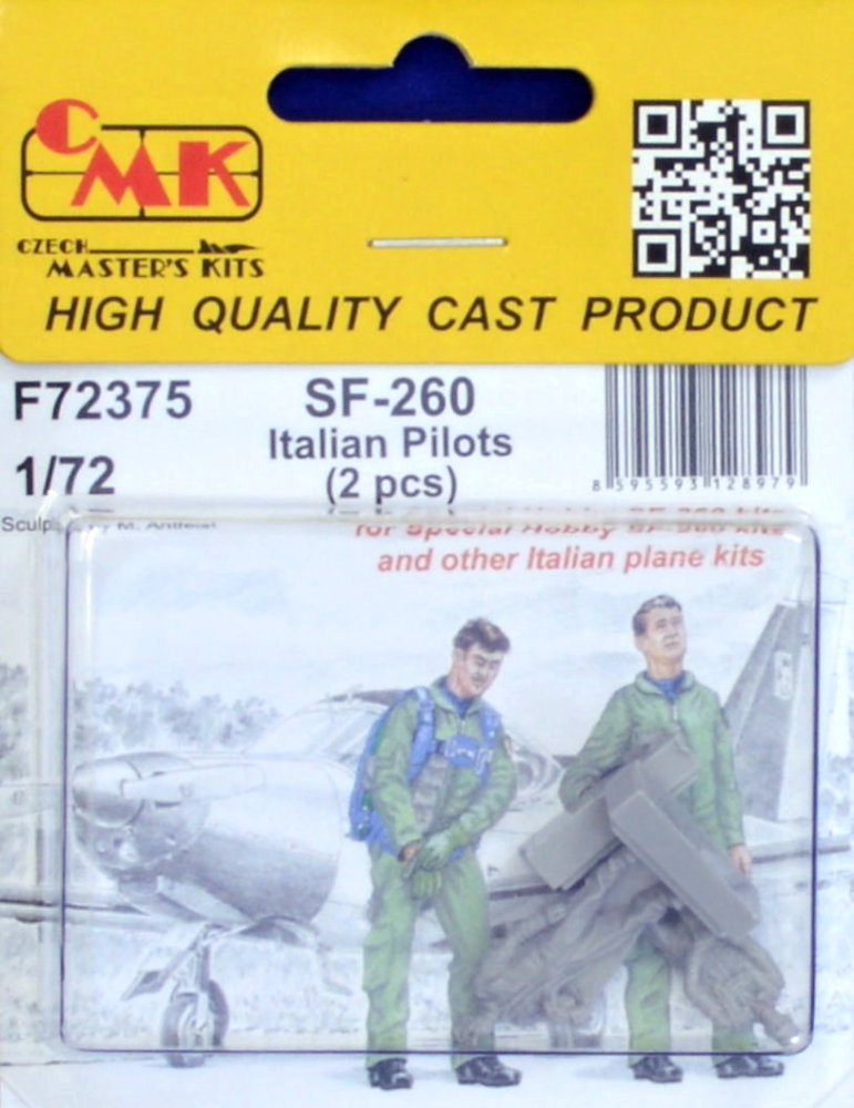 1/72 SF-260 Italian Pilots (2 fig.)