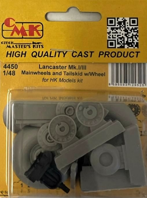 1/48 Lancaster Mk.I/III Mainwheels&Tailwheel w/leg