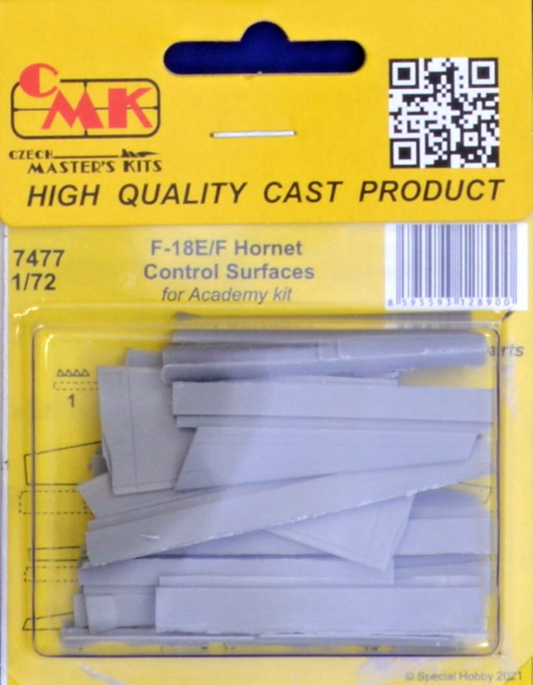 1/72 F-18E/F Hornet Control Surface (ACAD)