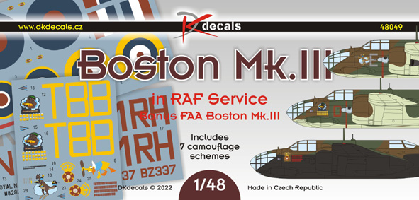 1/48 Boston Mk.III in RAF service (7x camo)