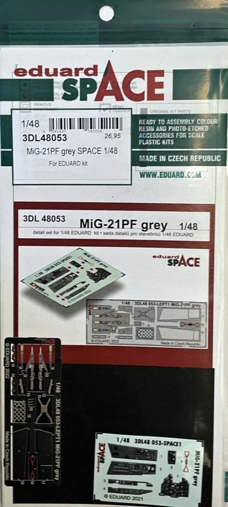 1/48 MiG-21PF grey SPACE (EDU)