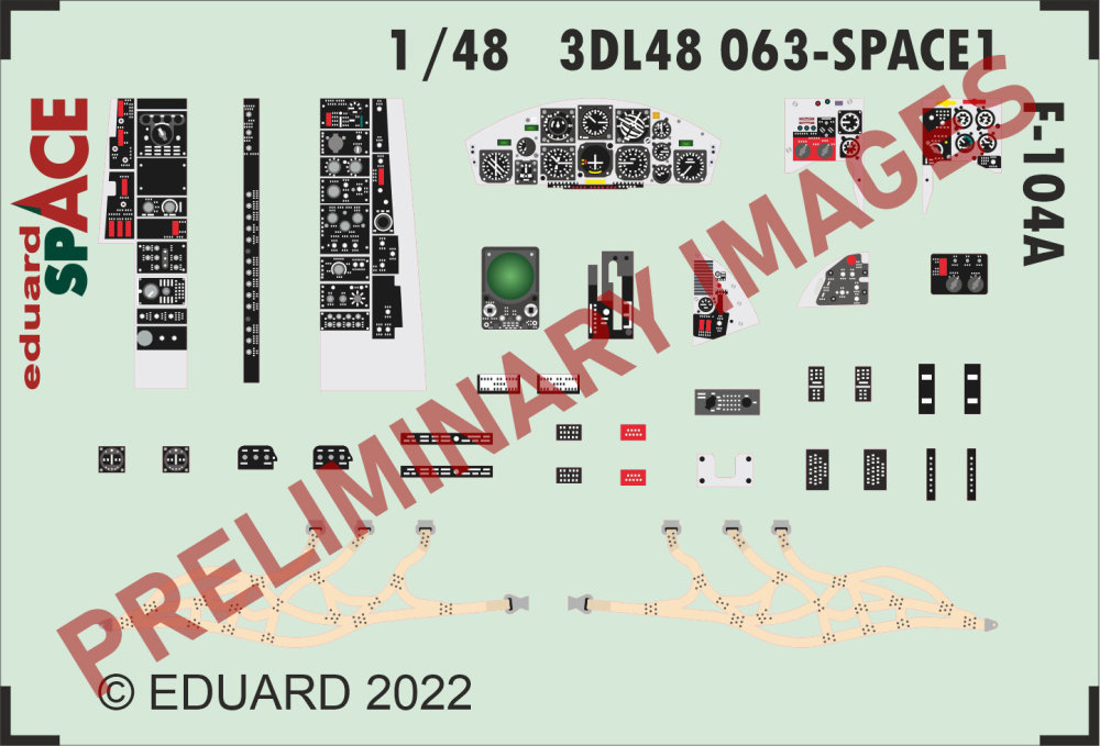 1/48 F-104A SPACE (KIN)