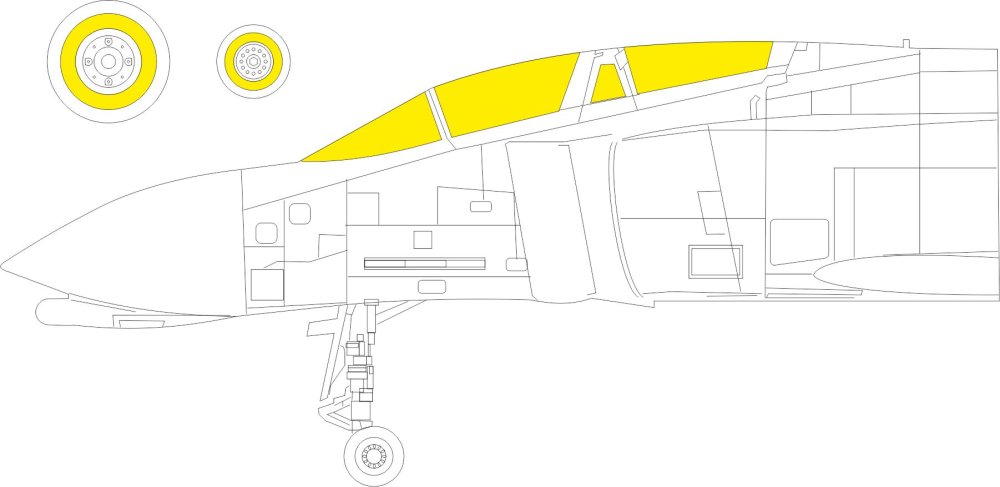 Mask 1/72 F-4D (FINE M.)