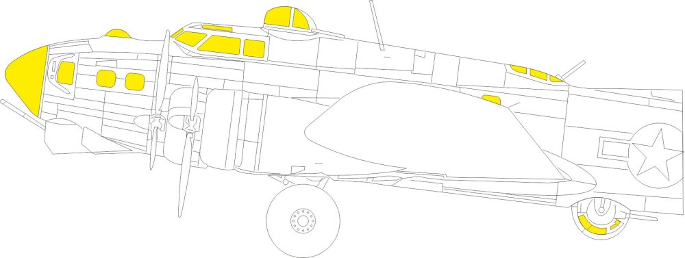 Mask 1/48 B-17G TFace (HKM)