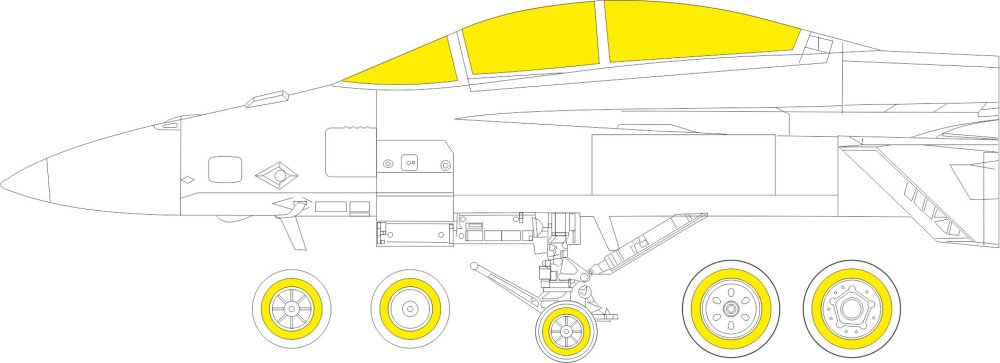 Mask 1/48 F/A-18F (MENG)