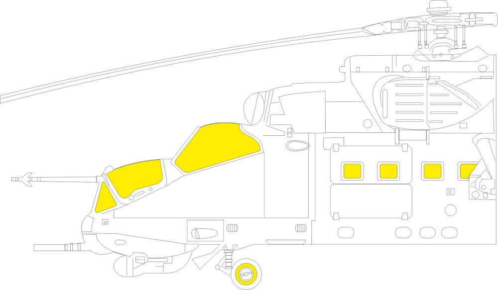 Mask 1/48 Mi-24D (TRUMP)