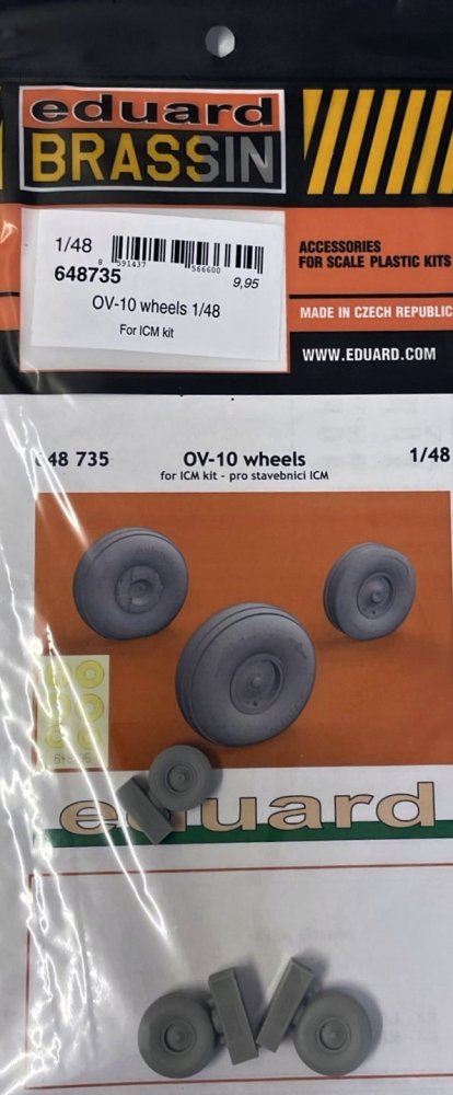 BRASSIN 1/48 OV-10 wheels (ICM)