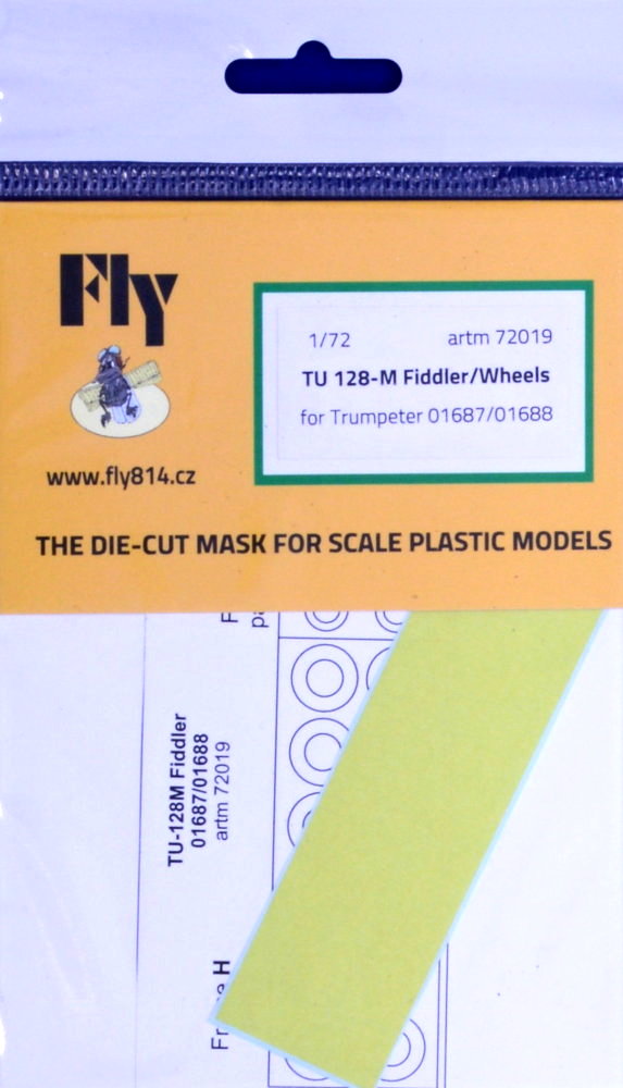 1/72 Masks for Tu-128M Fidler wheels (TRUMP)