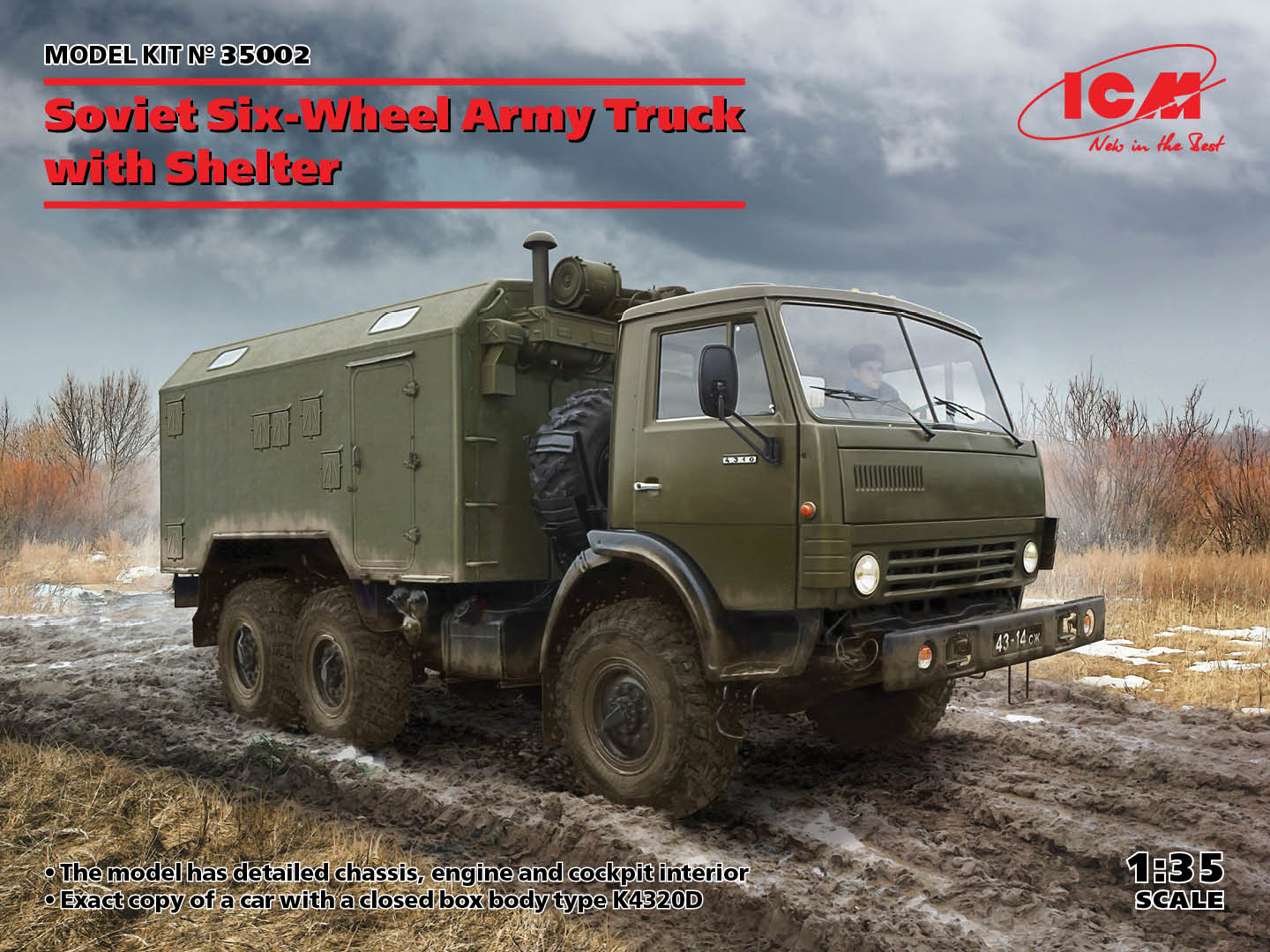 1/35 Soviet Six-Wheel Army Truck with Shelter