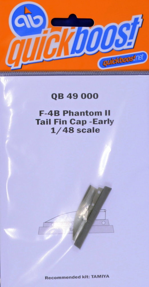 1/48 F-4B Phantom II tail fin cap - early (TAM)