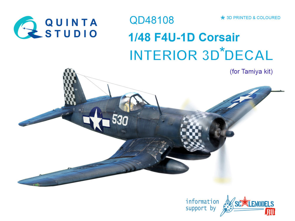 1/48 F4U-1D 3D-Print&colour Interior (TAM)