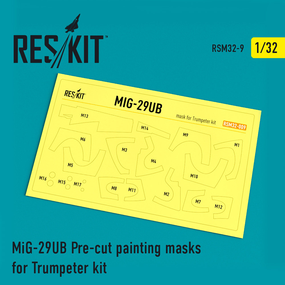 1/32 MiG-29UB Painting Masks (TRUMP)