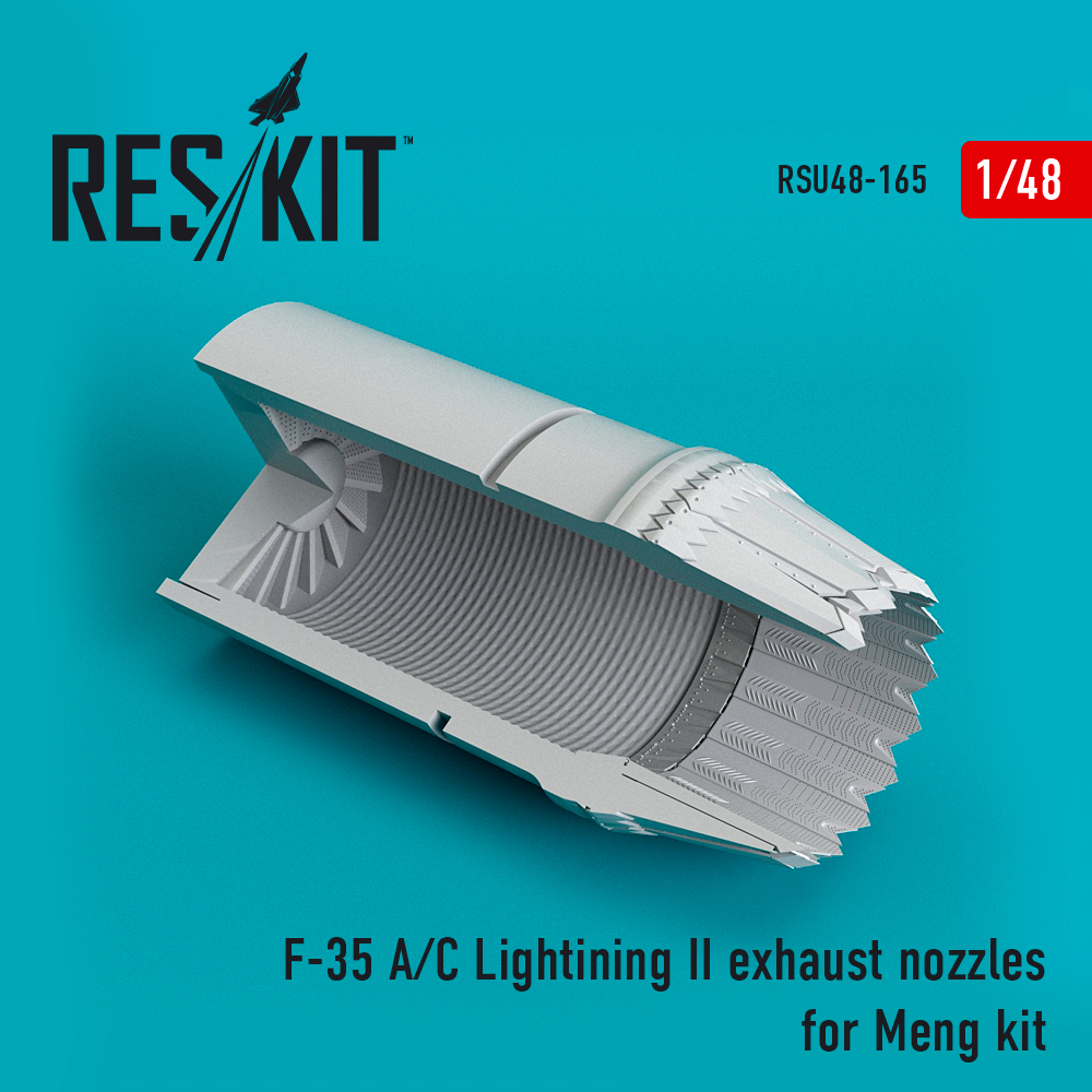 1/48 F-35 (A/C) Lightning II exh.nozzles (MENG)