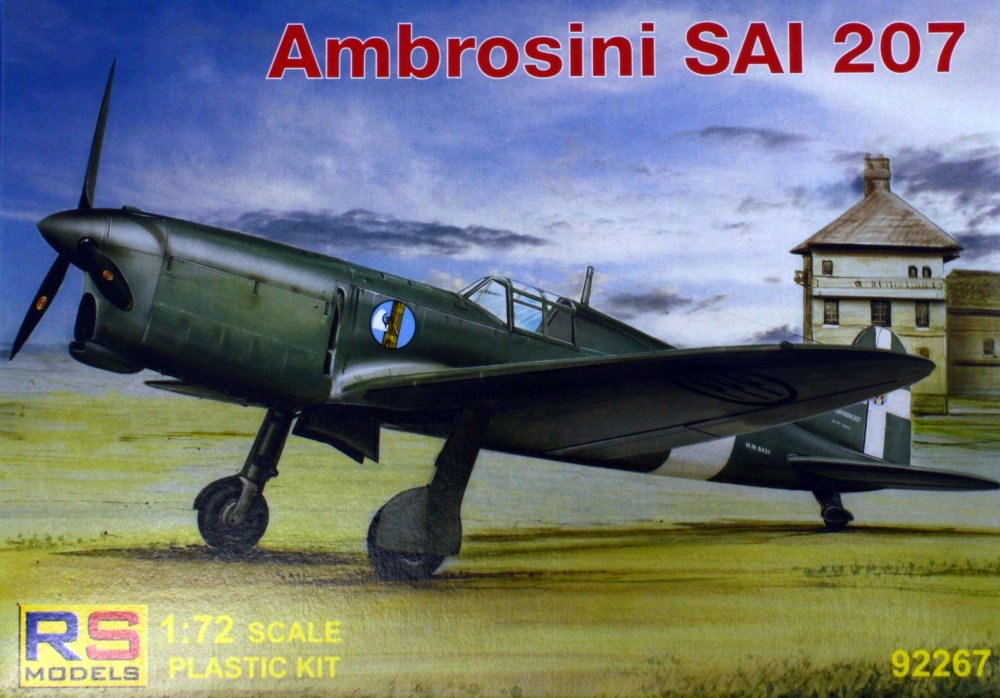 1/72 Ambrosini SAI 207 (3x camo)