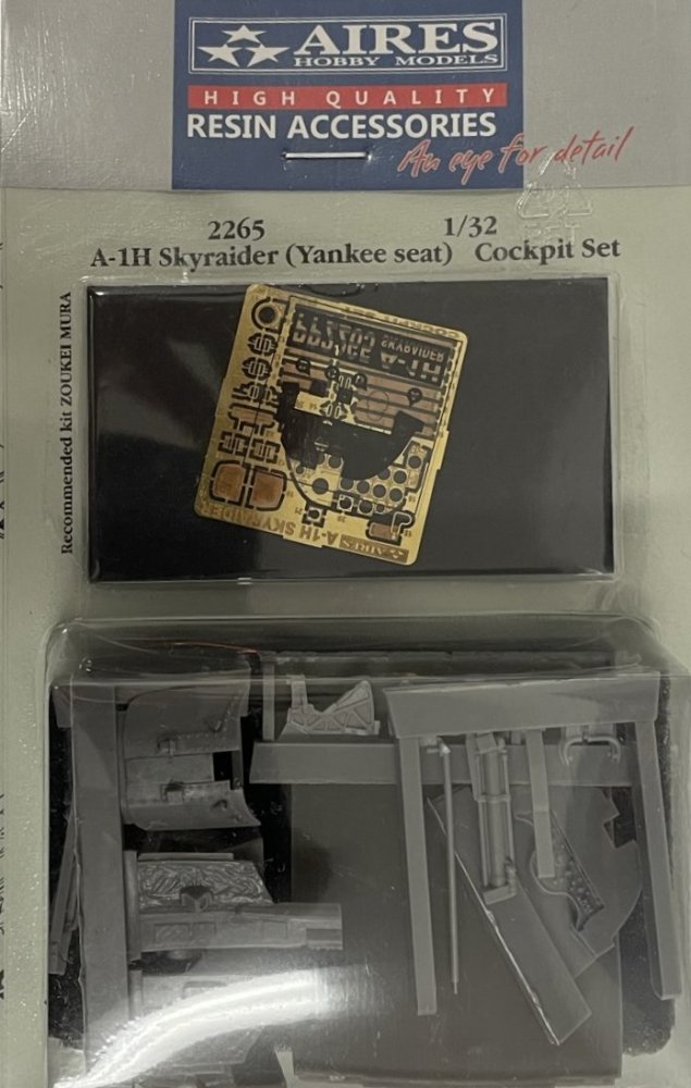 1/32 A-1H Skyraider (Yankee seat) cockpit set (ZM)