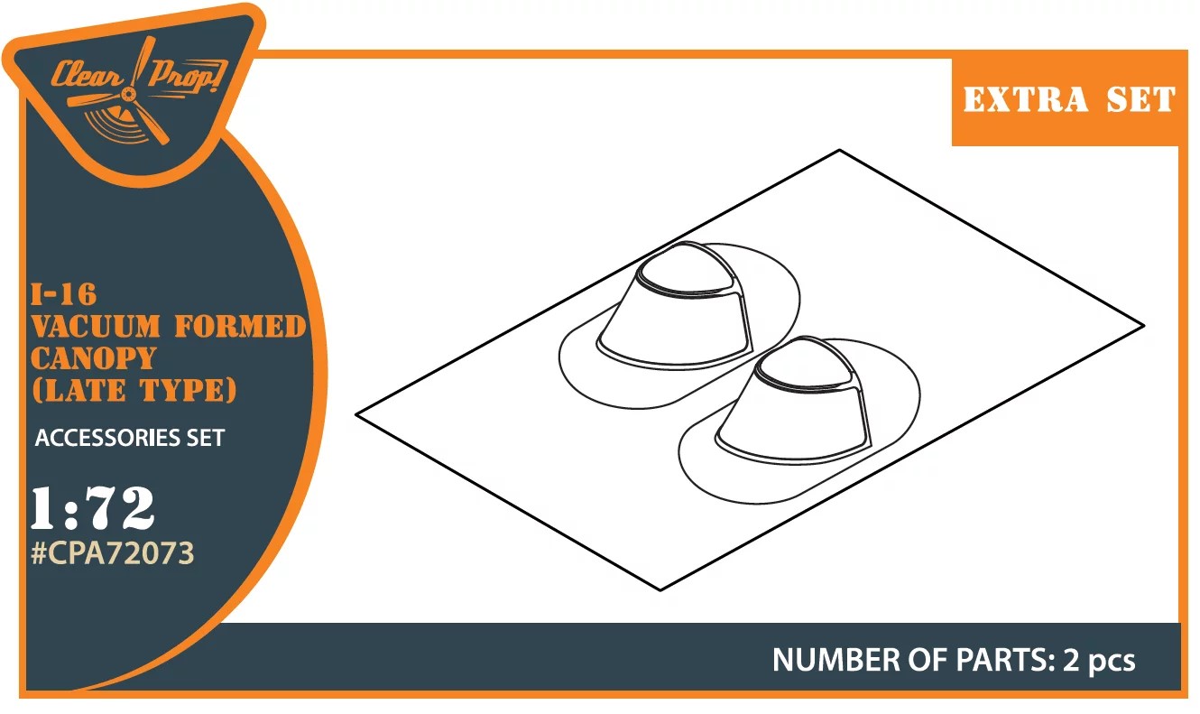 1/72 I-16 late Vacu Canopy (CL.PROP)
