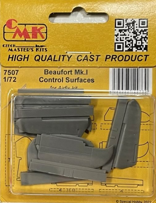 1/72 Beaufort Mk.I Control Surfaces (AIRFIX)