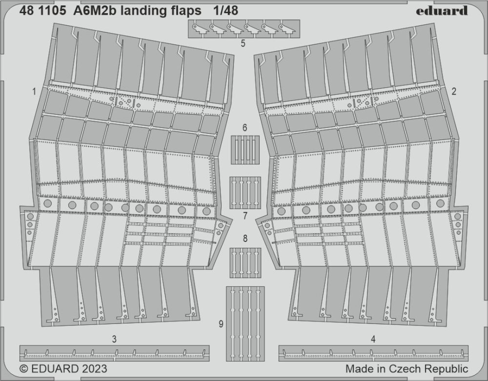 SET A6M2b landing flaps (ACAD)