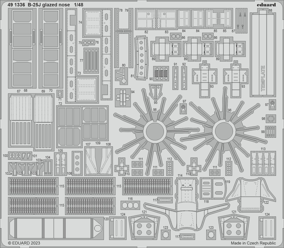 SET B-25J glazed nose (HKM)