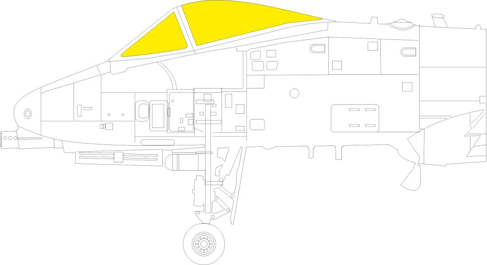 Mask 1/48 A-10C TFace (HOBBYB)