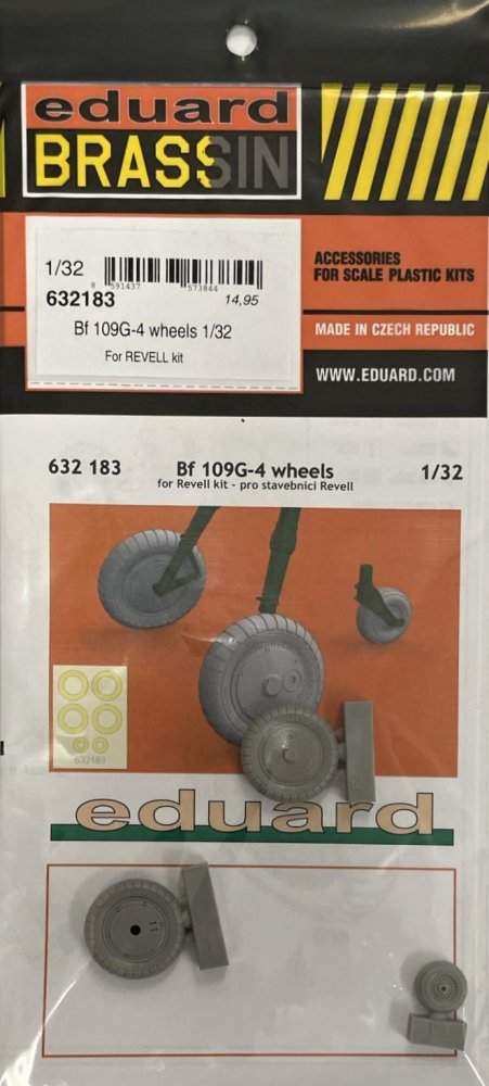 BRASSIN 1/32 Bf 109G-4 wheels (REV)