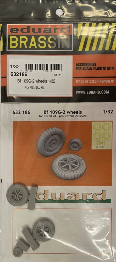 BRASSIN 1/32 Bf 109G-2 wheels (REV)