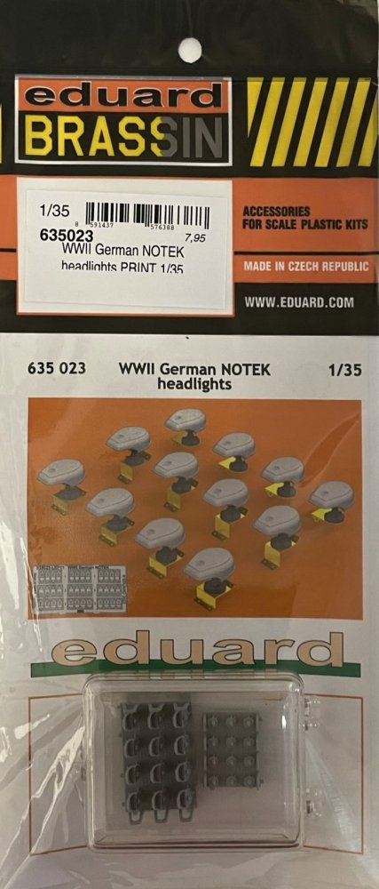 BRASSIN 1/35 WWII German NOTEK headlights PRINT