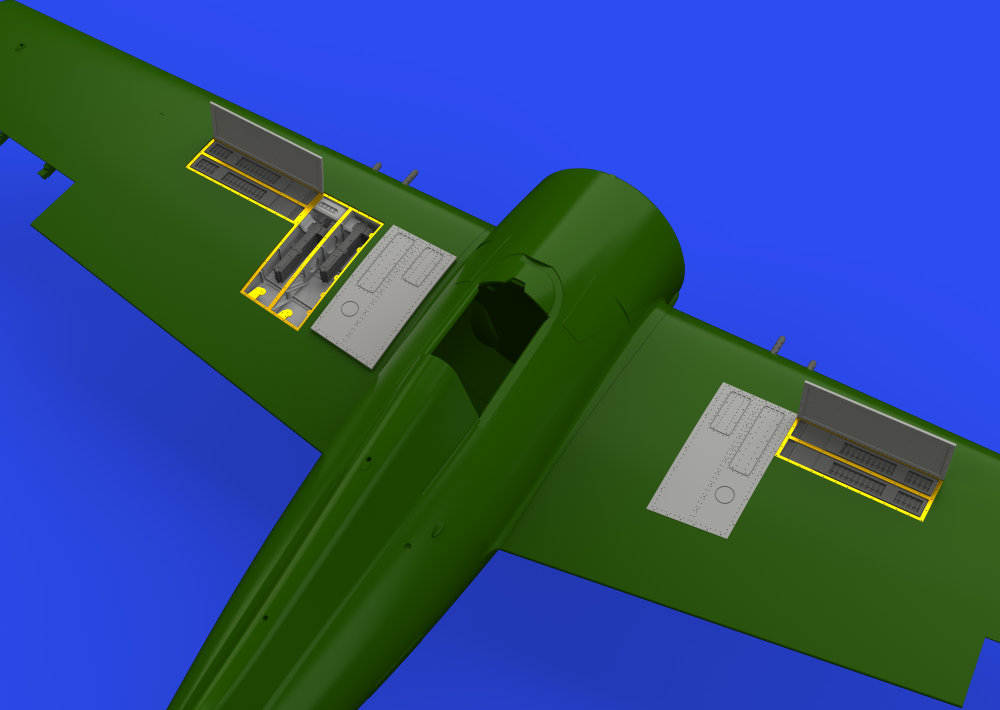 BRASSIN 1/48 F4F-3 gun bays PRINT (EDU)