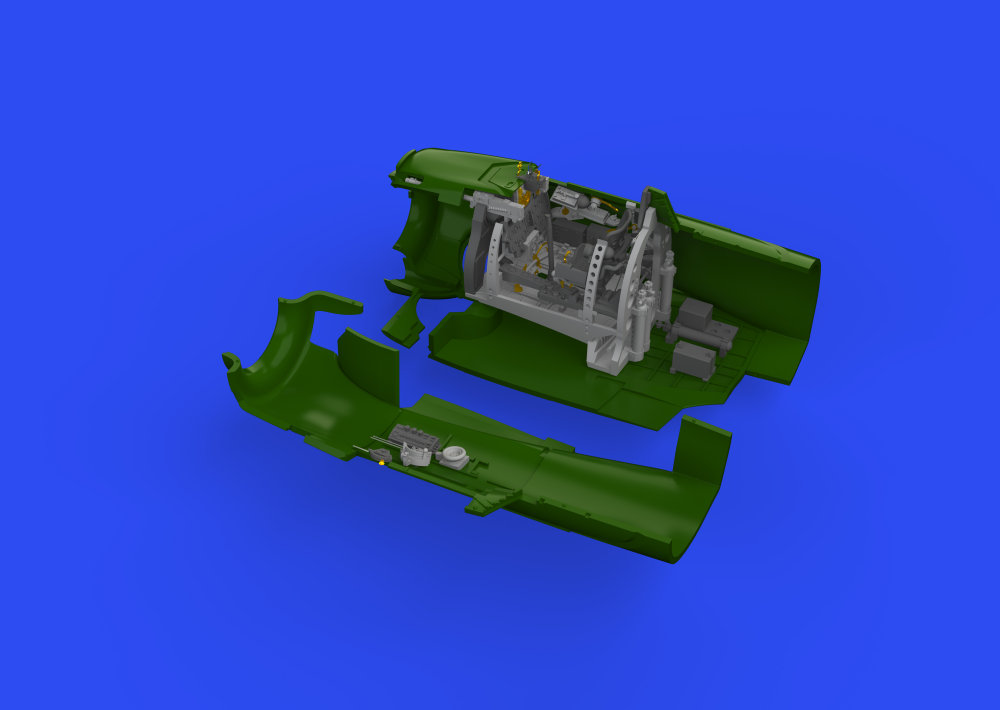 BRASSIN 1/48 A6M3 cockpit PRINT (EDU)