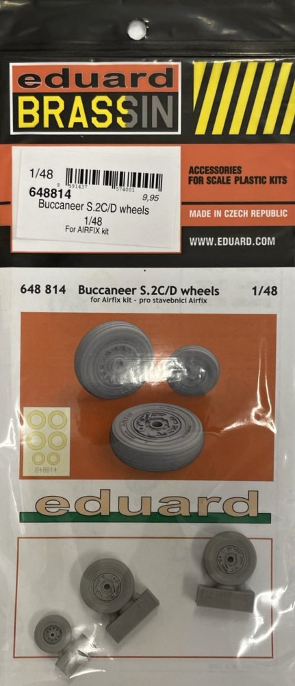 BRASSIN 1/48 Buccaneer S.2C/D wheels (AIRF)