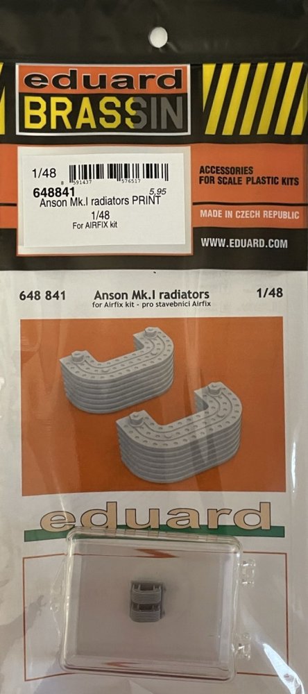 BRASSIN 1/48 Anson Mk.I radiators PRINT (AIRF)