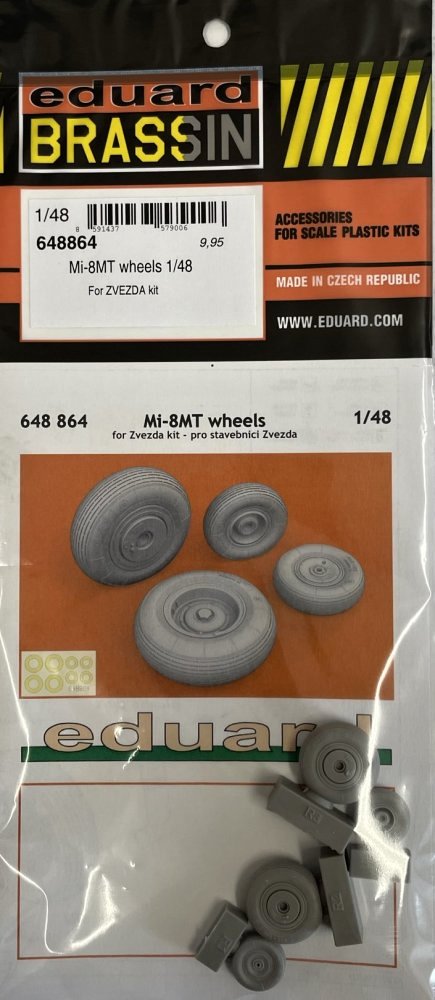 BRASSIN 1/48 Mi-8MT wheels (ZVE)