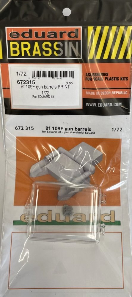 BRASSIN 1/72 Bf 109F gun barrels PRINT (EDU)