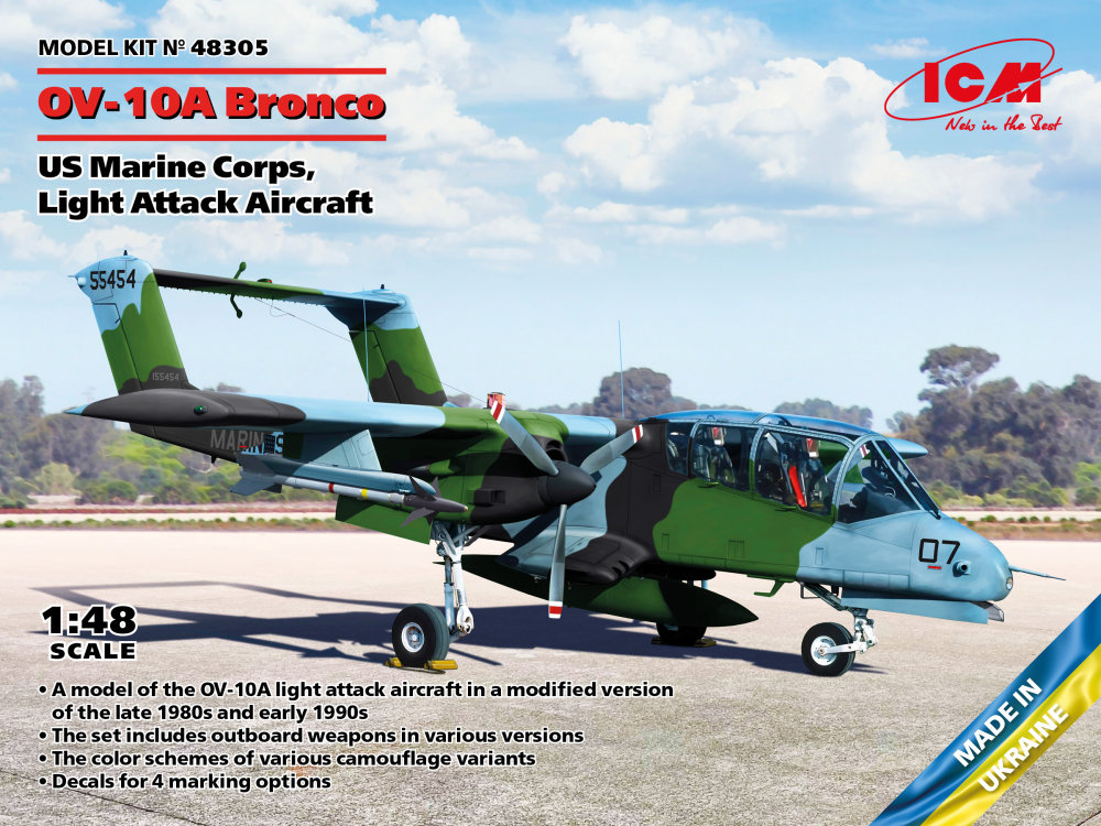 1/48 OV-10A Bronco US Marine Corps (4x camo)