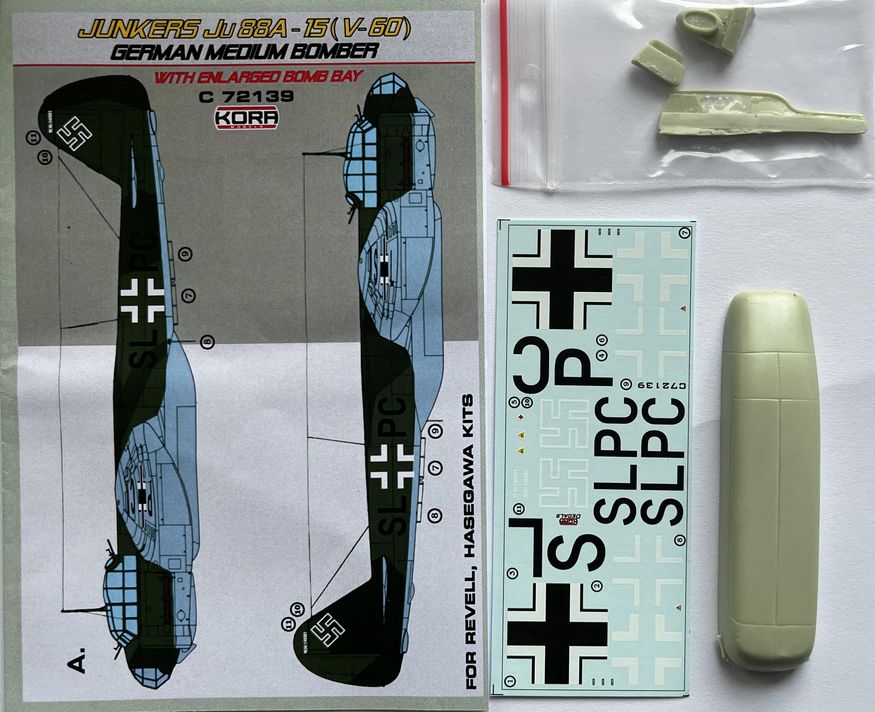 1/72 Junkers Ju 88A-15 (V-60) Conv.set (REV)