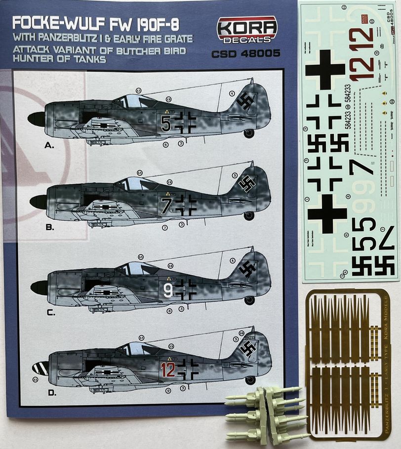 1/48 Fw 190F-8 w/ Panzerblitz I early fire grate