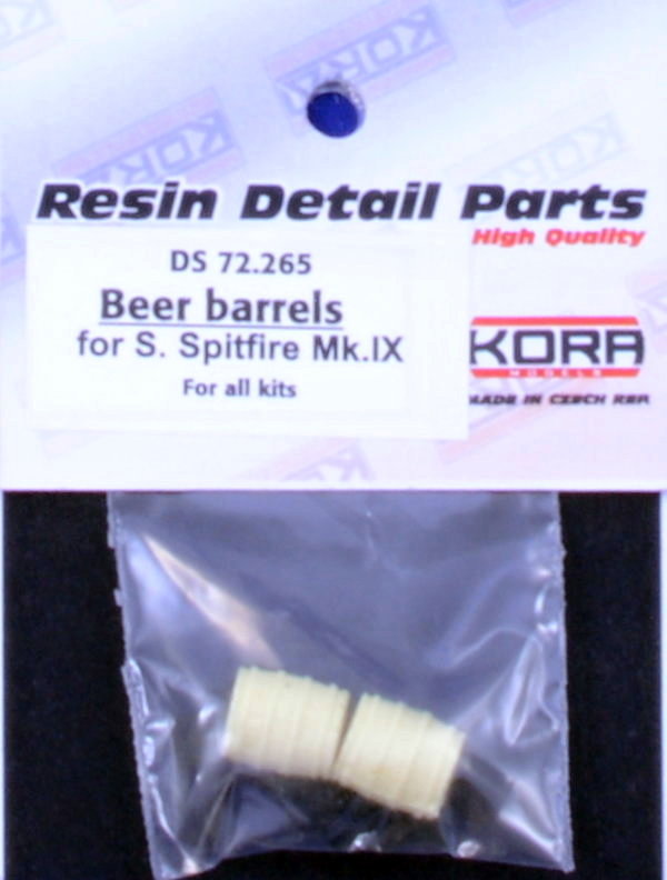 1/72 Beer barrels for S.Spitfire Mk.IX (all kits)