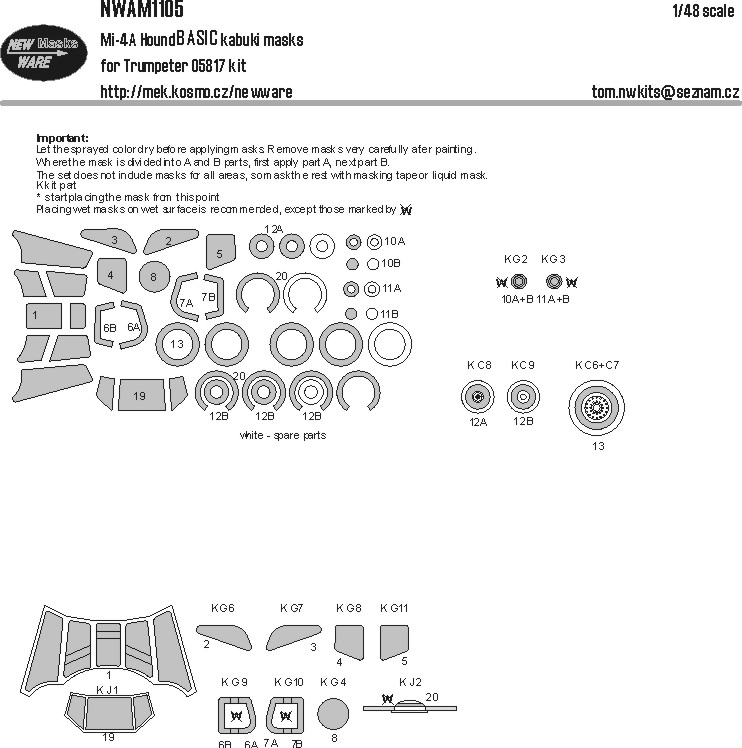 1/48 Mask Mi-4A Hound BASIC (TRUMP)