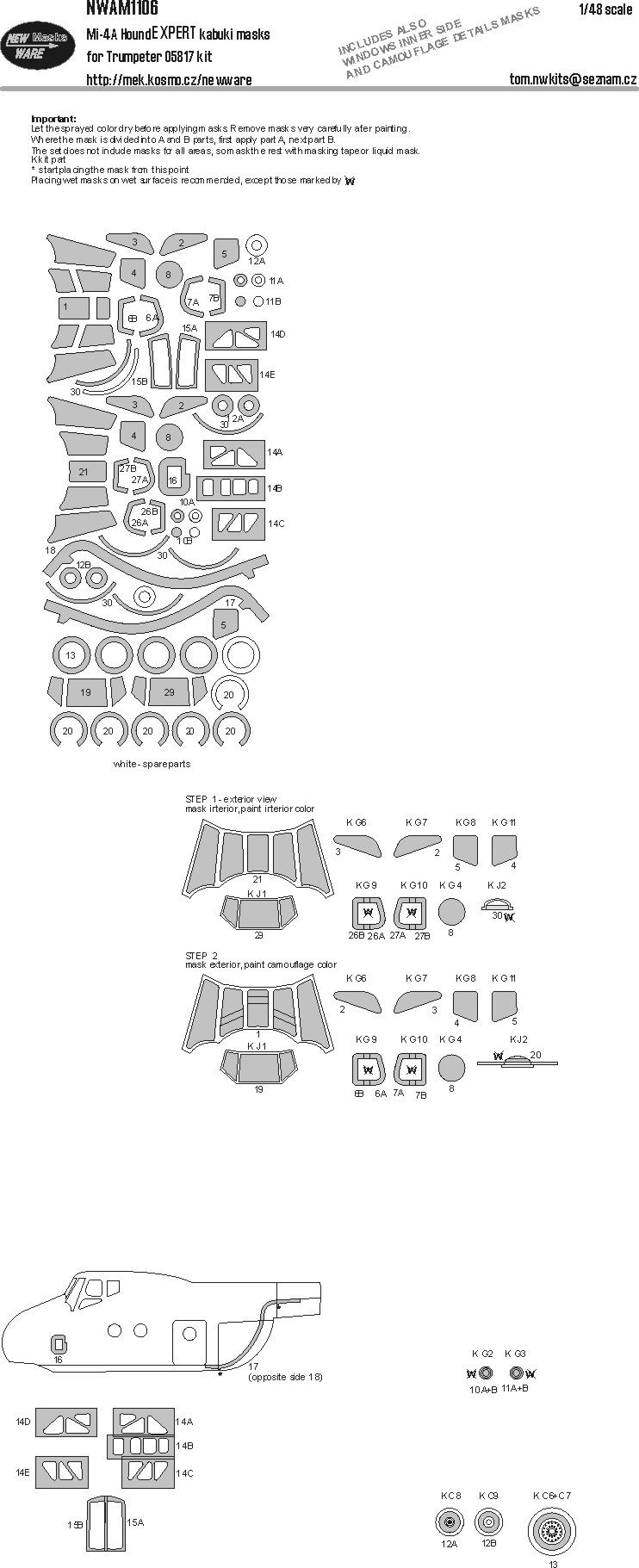 1/48 Mask Mi-4A Hound EXPERT (TRUMP)