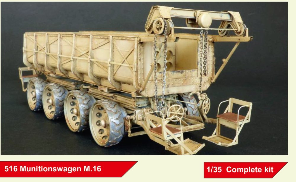 1/35 Munitionswagen M.16 (complete resin kit)