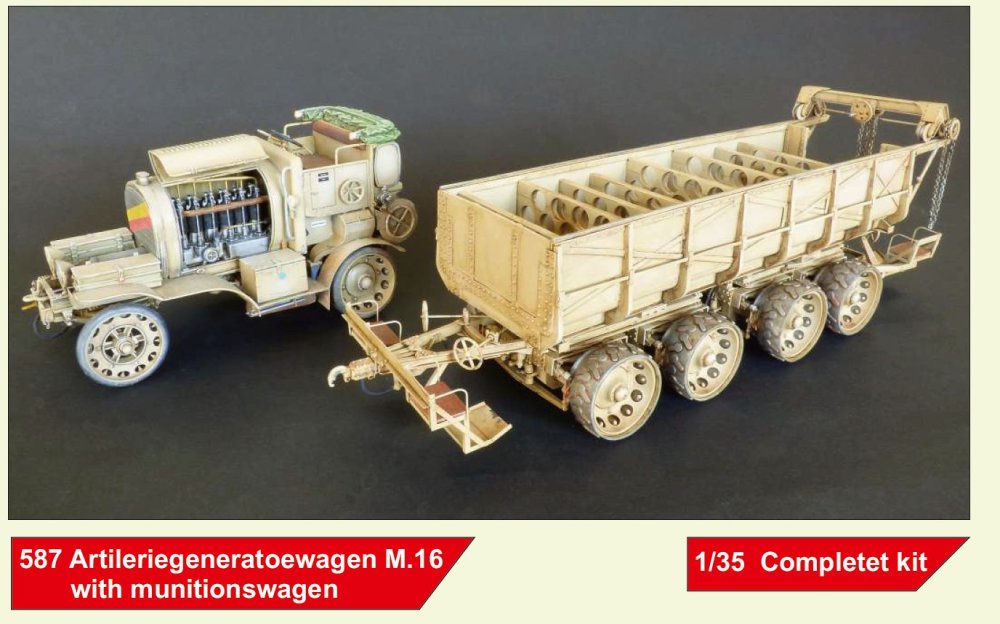 1/35 Artileriegeneratorwagen & Munitionswagen M.16