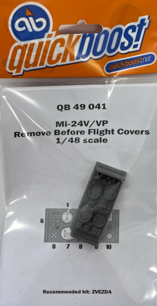 1/48 Mi-24V/VP remove before flight covers (ZVE)