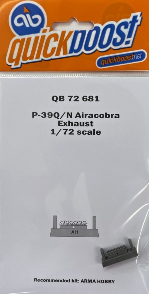 1/72 P-39Q/N Airacobra exhaust (ARMA H.)