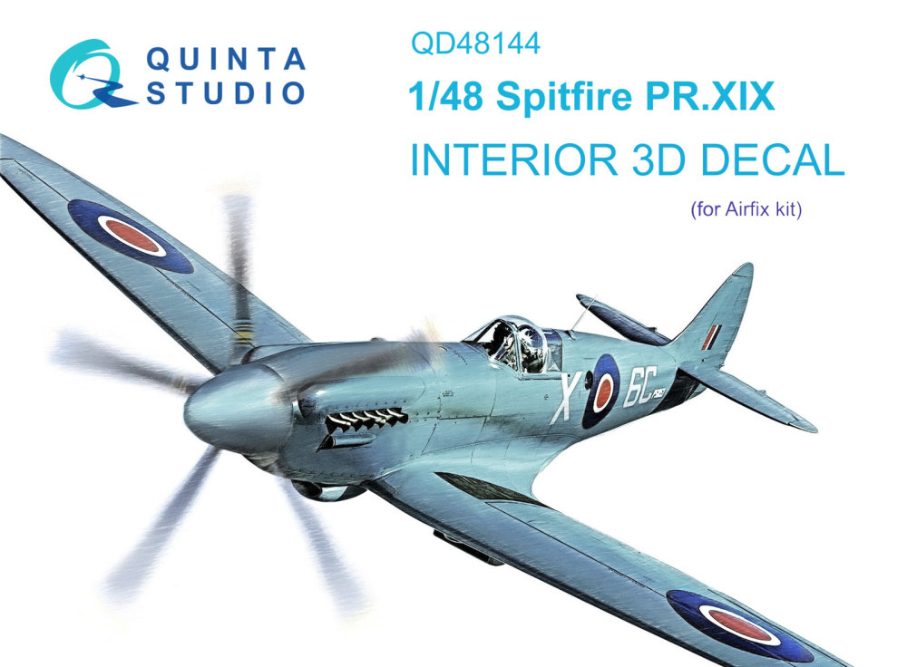 1/48 Spitfire PR.XIX 3D-Printed&col.Inter. (AIRF)