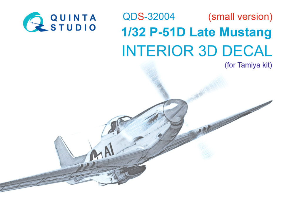 1/32 P-51D (Late) 3D-Printed&col. Interior SMALL