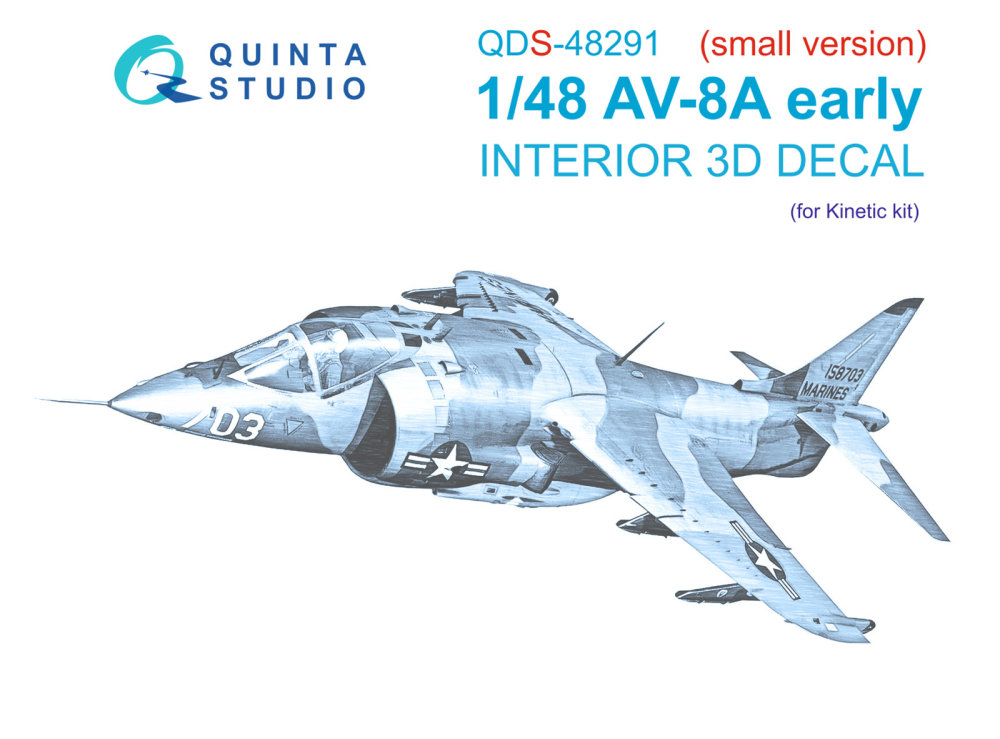 1/48 AV-8A Early 3D-Printed&col.Int.(KIN) SMALL