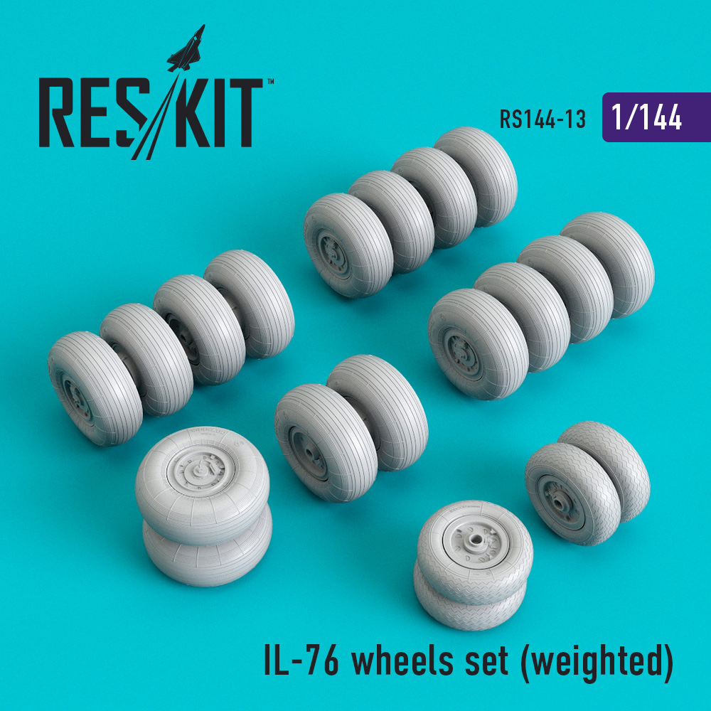 1/144 IL-76 wheels set (weighted) 