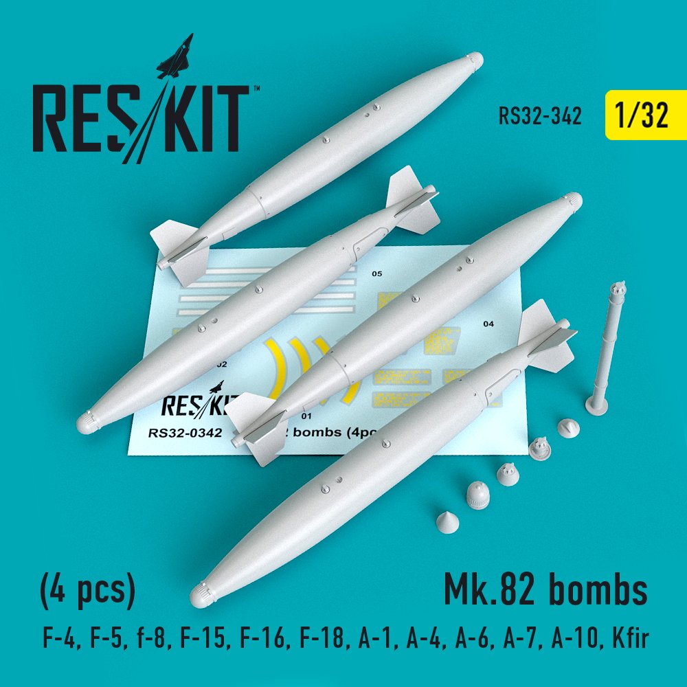 1/32 Mk.82 bombs (4 pcs.)